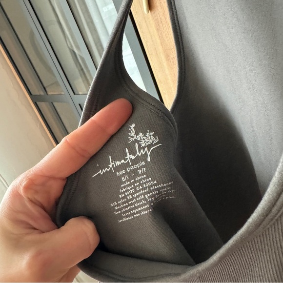 Free People Hayley Brami racerback tank top crop stretchy ribbed intimately - Picture 8 of 8